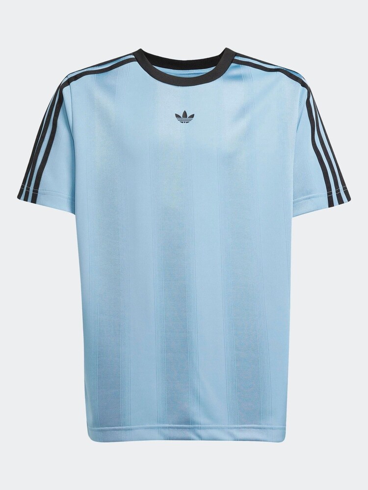 adidas Originals Blue Jacquard Kids T-Shirt - Image 6 of 6 adidas Originals Blue Jacquard Kids T-Shirt - Image 6 of 6