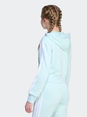 adidas Essentials 3-Stripes Crop Zip Kids Hoodie - Bild 2 von 6