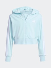 adidas Essentials 3-Stripes Crop Zip Kids Hoodie - Bild 6 von 6
