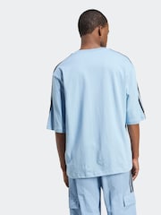 adidas Originals Blue Oversized T-Shirt - Image 2 of 6