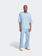 adidas Originals Blue Oversized T-Shirt - Image 3 of 6