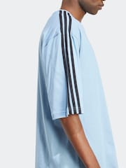 adidas Originals Blue Oversized T-Shirt - Image 5 of 6
