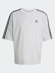 adidas Originals Grey Oversized T-Shirt - Image 1 of 1