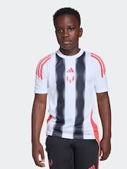 adidas White Messi Training Kids Jersey - Image 1 of 7