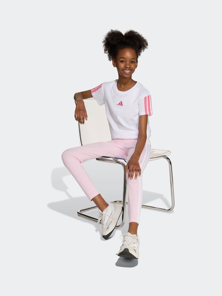 adidas White Essentials T-Shirt Kids - Image 2 of 6