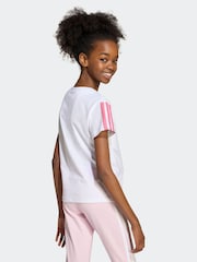 adidas White Essentials T-Shirt Kids - Image 5 of 6