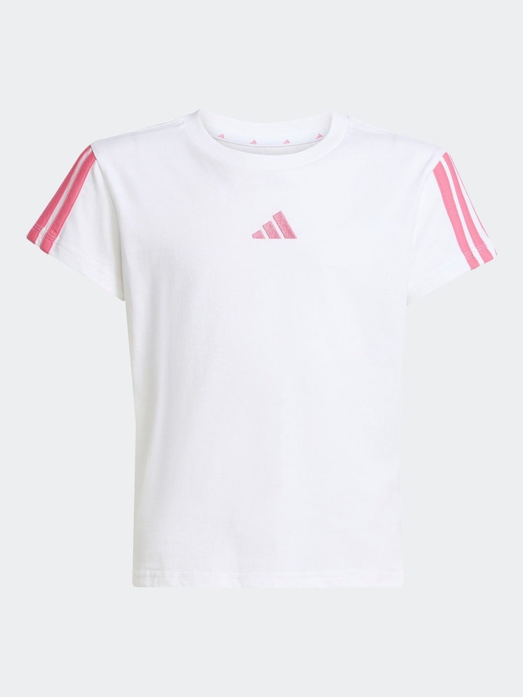 adidas White Essentials T-Shirt Kids - Image 6 of 6