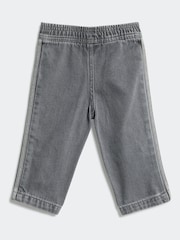 adidas Originals Black Infant Kids Sweatshirt and Denim Leggings Set - Image 6 of 7