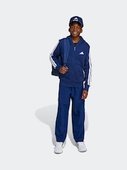 adidas Blue Essentials Full-Zip Hoodie Kids - Image 1 of 4
