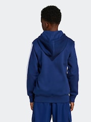 adidas Blue Essentials Full-Zip Hoodie Kids - Image 2 of 4