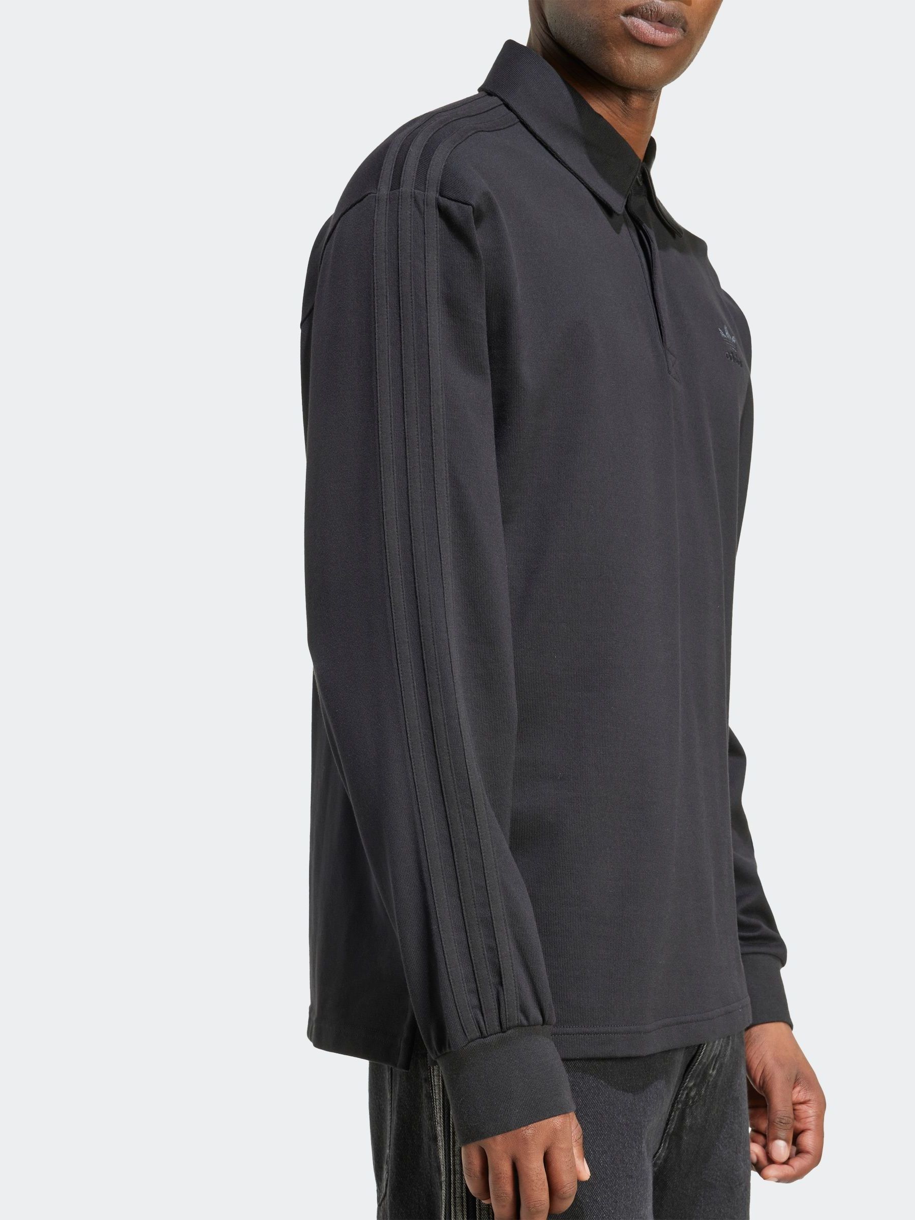 Buy adidas Originals Black Adicolor Rugby Polo Shirt from Next USA