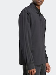 adidas Originals Black Adicolor Rugby Polo Shirt - Image 4 of 6