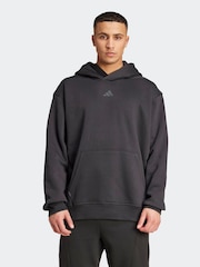 adidas Black Oversized Hoodie - Image 1 of 6