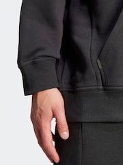 adidas Black Oversized Hoodie - Image 5 of 6