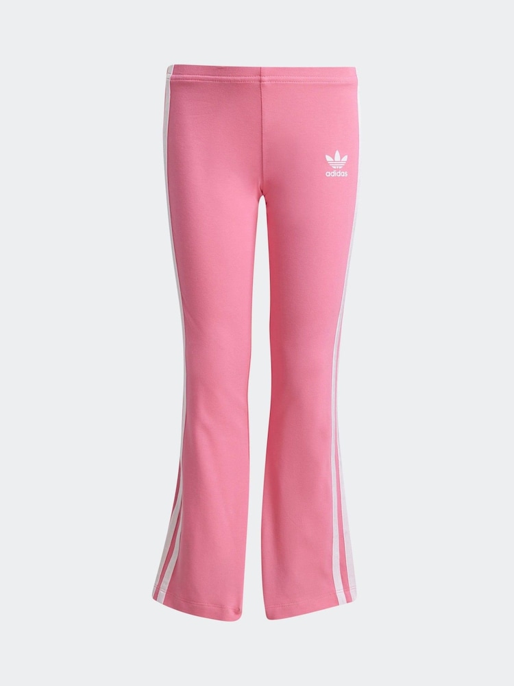 adidas Originals Pink Loose Sweatshirt and Jogger Set Flared Little Kids - Image 3 of 3