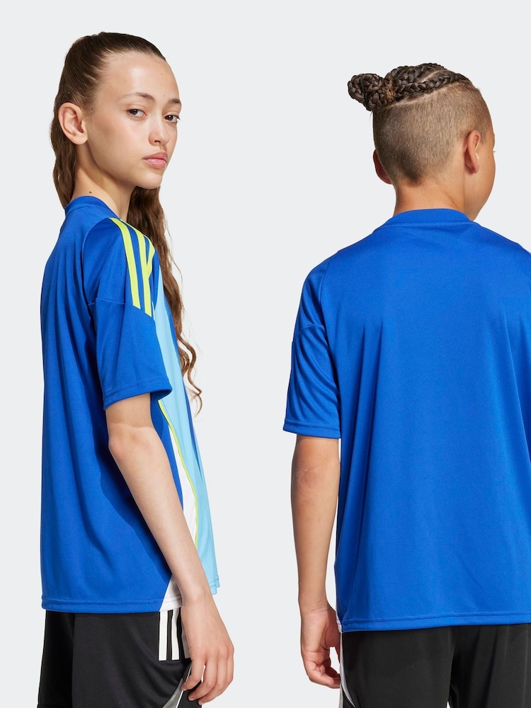 adidas Blue Messi Training Kids Jersey - Image 1 of 7 adidas Blue Messi Training Kids Jersey - Image 1 of 7