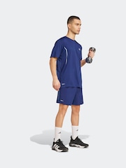 adidas Blue Tech Apparel T-Shirt - Image 3 of 6