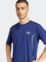 adidas Blue Tech Apparel T-Shirt - Image 5 of 6