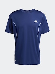 adidas Blue Tech Apparel T-Shirt - Image 6 of 6