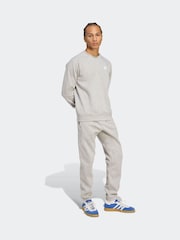 adidas Originals Grey Trefoil Essentials Joggers - Image 3 of 6