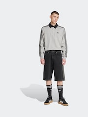 Cinza - Camisa Polo Rugby Adidas Original Adicolor - Imagem 6 de 11