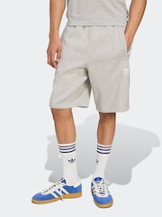 adidas Originals Grey Trefoil Essentials Shorts - Image 1 of 6