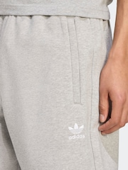 adidas Originals Grey Trefoil Essentials Shorts - Image 4 of 6