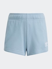 adidas Originals Blue Little Kids T-Shirt & Shorts Set - Image 7 of 7