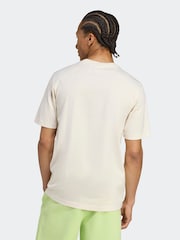 adidas Originals White Trefoil Essentials T-Shirt - Image 2 of 6