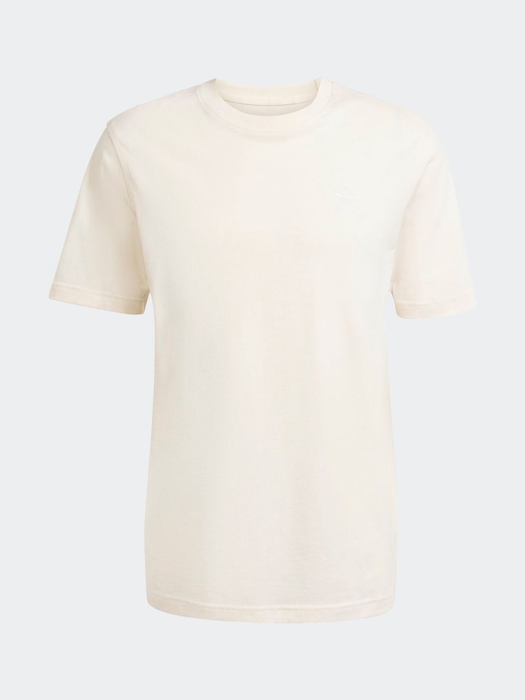adidas Originals White Trefoil Essentials T-Shirt - Image 6 of 6