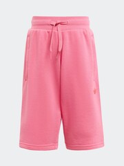 adidas originals Pink Trefoil T-Shirt and Shorts Set Little Kids - Image 7 of 8