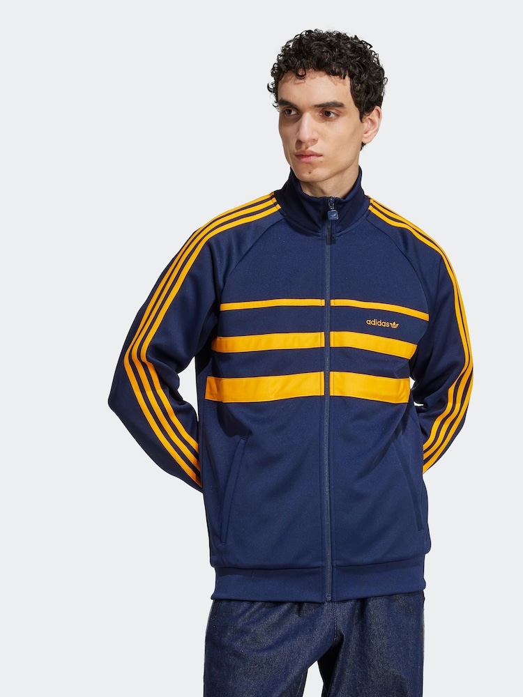 Azul - Adidas Original The First Track Top - Imagem 1 de 6