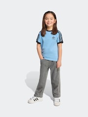 adidas Originals Blue Adicolor Trefoil Little Kids T-Shirt - Image 3 of 6