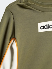 adidas originals Green Sweatshirt and Jogger Set Infant Kids - Image 5 of 7