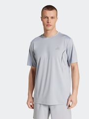 adidas Grey Tech Apparel T-Shirt - Image 1 of 6