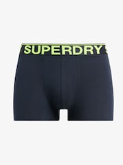 Superdry Navy Boxers 3 Pack - Image 5 of 6
