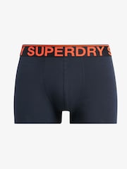 Superdry Navy Boxers 3 Pack - Image 6 of 6
