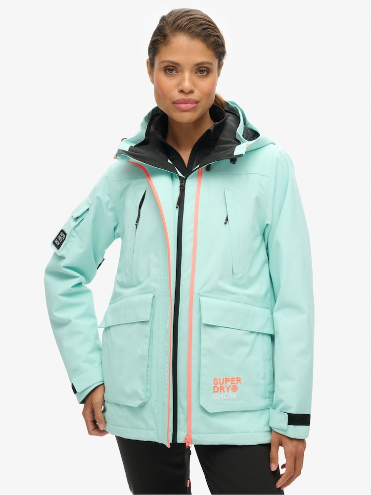 Superdry Blue Ski Ultimate Rescue Jacket - Image 2 of 4