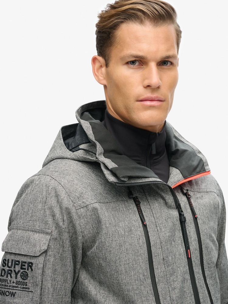 Superdry Grey Ski Peak Rescue Jacket - Image 4 of 4