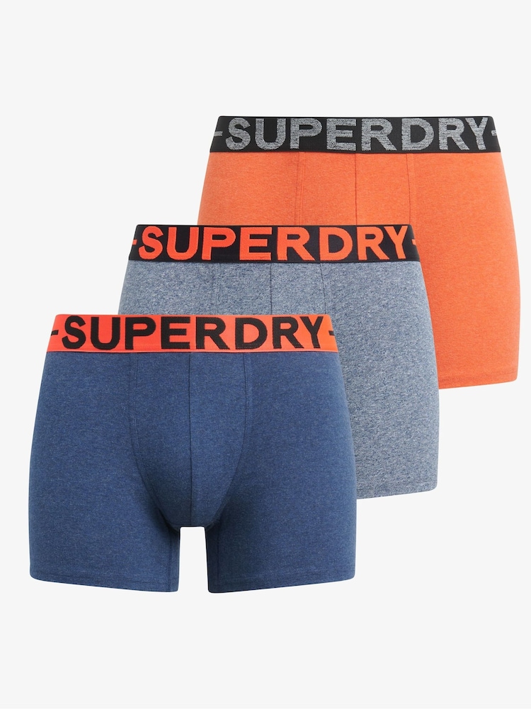 Superdry Blue Triple Boxers - Image 1 of 7