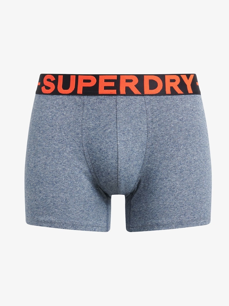 Superdry Blue Triple Boxers - Image 3 of 7