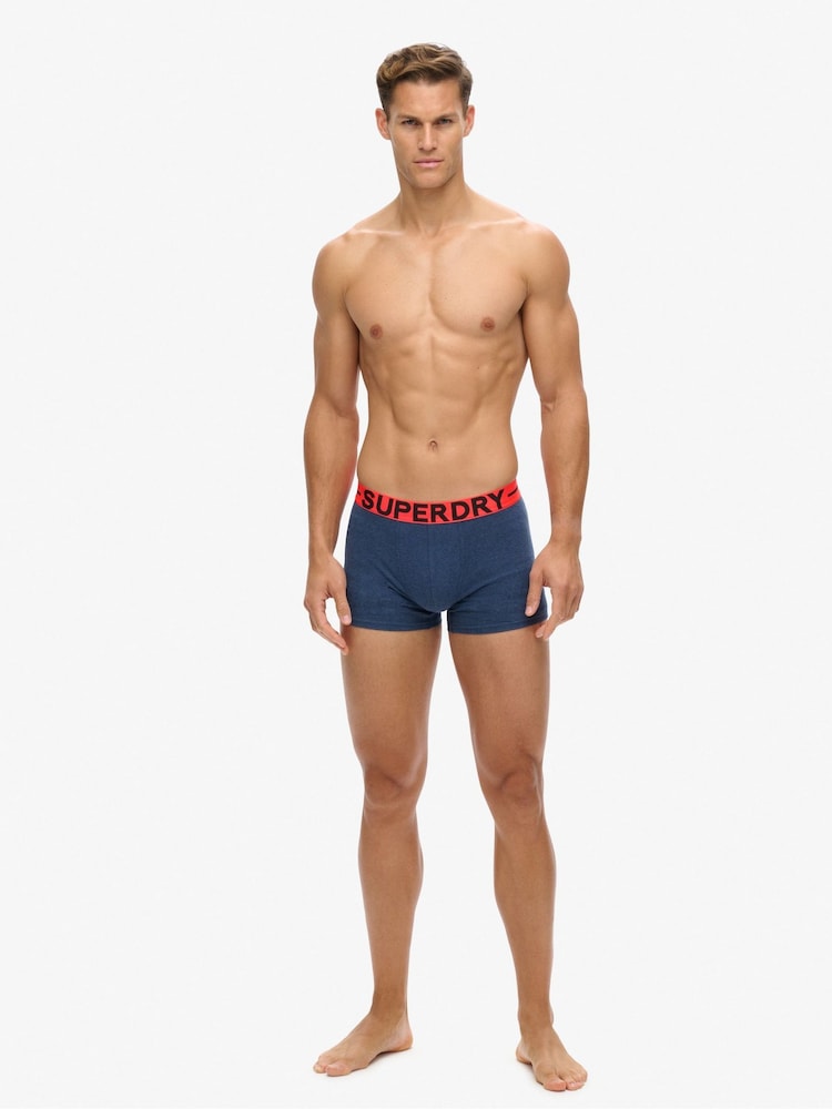 Superdry Blue Triple Boxers - Image 7 of 7