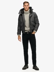Superdry – Gepolsterte Bomberjacke „City“ aus Tweed - Bild 3 von 4