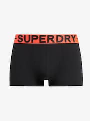 Superdry Grey Triple 100% Cotton Trunks - Image 4 of 7