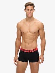 Superdry Grey Triple 100% Cotton Trunks - Image 5 of 7