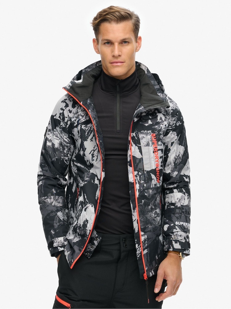 Superdry Grey Ski Freestyle Core Jacket - Image 1 of 3