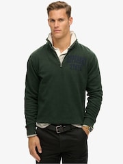 Джемпери Superdry Vintage Athletic Zip Henleys 100% Cotton - Image 1 of 3
