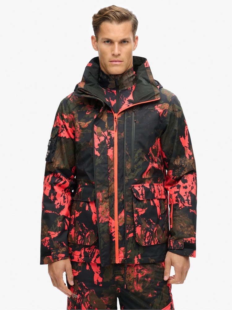 Superdry Orange Ski Ultimate Rescue Jacket - Image 1 of 6