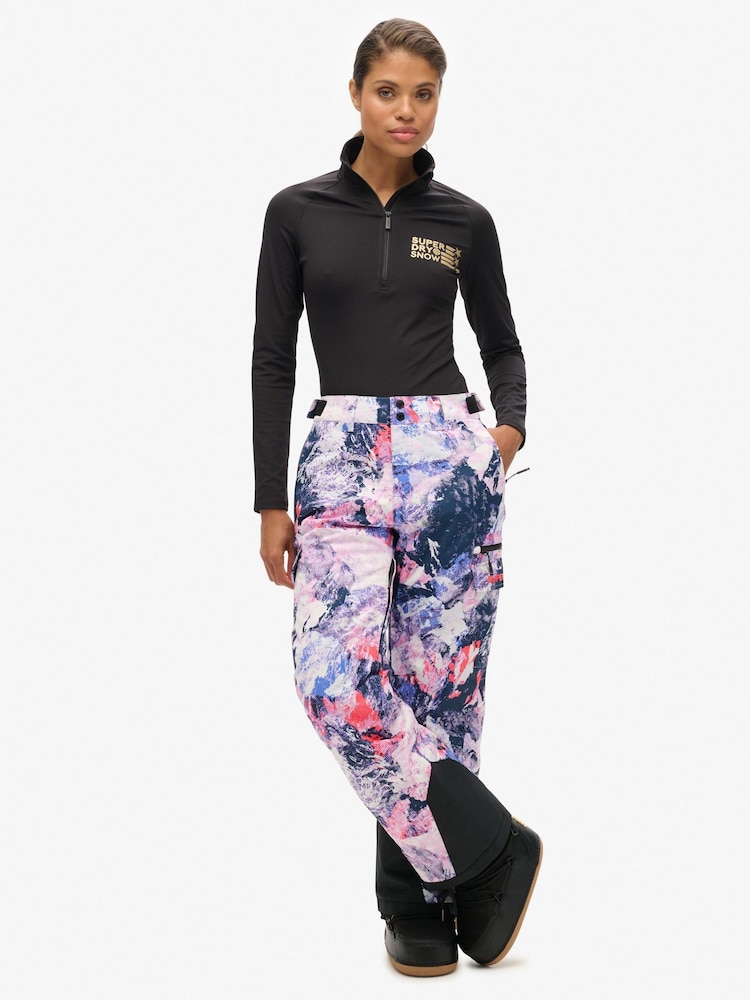 Superdry Purple Ski Ultimate Rescue Trousers - Image 1 of 4