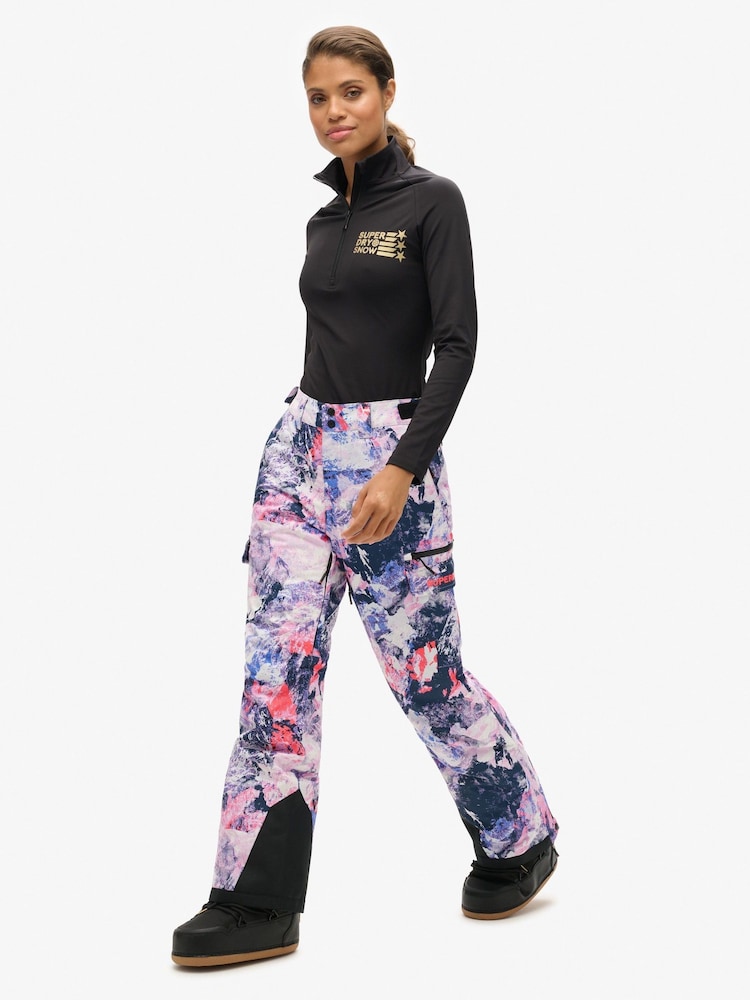 Superdry Purple Ski Ultimate Rescue Trousers - Image 4 of 4